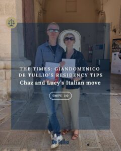 Chaz and Lucy�s Italian move, with expert advice from Giandomenico De Tullio